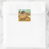 Sticker Carré Ferme en Provence par Vincent van Gogh (Sac)