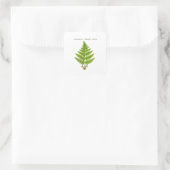 Sticker Carré Fern Signification (Sac)