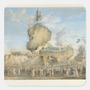 Sticker Carré Festival de l'Être Suprême à