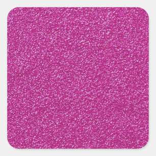 Sticker Carré Festive Chic rose Parties scintillant Arrière - pl
