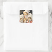 Sticker Carré Festive Kitties (Sac)