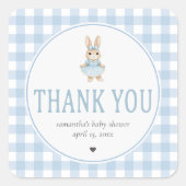 Sticker Carré Fête bébé de Somebunny (Devant)