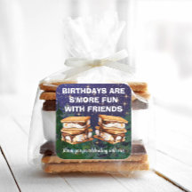 Fête d'anniversaire glamping S'mores