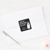 Sticker Carré Fête de la Moustache de Lait Cookie Premier Annive (Enveloppe)