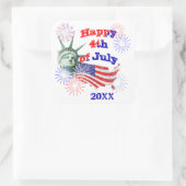 Sticker Carré Fête de l'Indépendance (Sac)