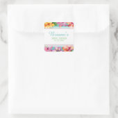 Sticker Carré Fête des mariées d'Hibiscus tropical (Sac)