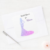 Sticker Carré Fête des mariées Étincelle et éclat (Enveloppe)