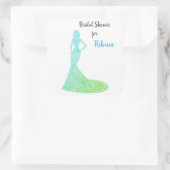 Sticker Carré Fête des mariées Étincelle et éclat (Sac)