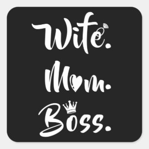 Sticker Carré Fête des mères mère mère mère mère maman maman mam