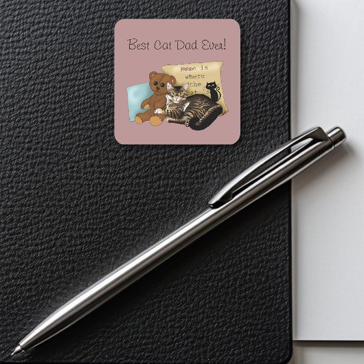 Sticker Carré Fête des pères