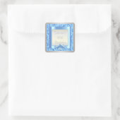 Sticker Carré Fête du 80e anniversaire | Texte do-it-yourself |  (Sac)