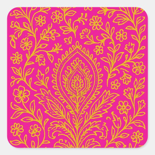 Sticker Carré fête du diwali (Devant)