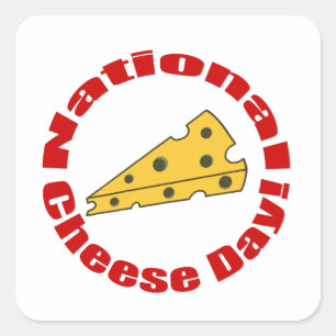 Sticker Carré Fête nationale du fromage !