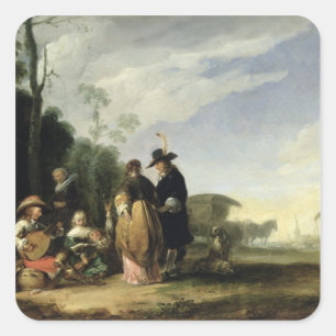 Sticker Carré Fête rurale