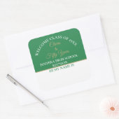 Sticker Carré Fêtez ! 50ème Classe Réunion (Enveloppe)