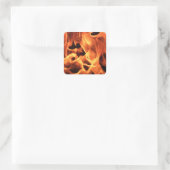 Sticker Carré Feu (Sac)