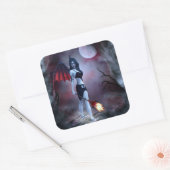 Sticker Carré Feu de lune Succubus (Enveloppe)