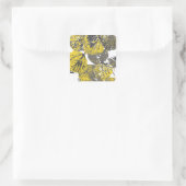 Sticker Carré feuille aspen (Sac)