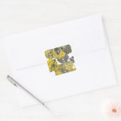Sticker Carré feuille aspen (Enveloppe)