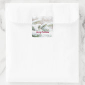 Sticker Carré Feuille d'autocollants Joyeux Noël (Sac)