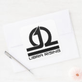 Sticker Carré Feuille d'autocollants Libra Rising Music (Enveloppe)