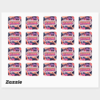 Sticker Carré Feuille d'autocollants Obsolète