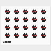 Sticker Carré feuille de nom rottweiler (Feuille)