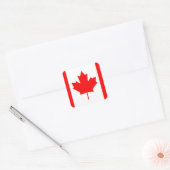 Sticker Carré Feuille d'érable canadienne (Enveloppe)
