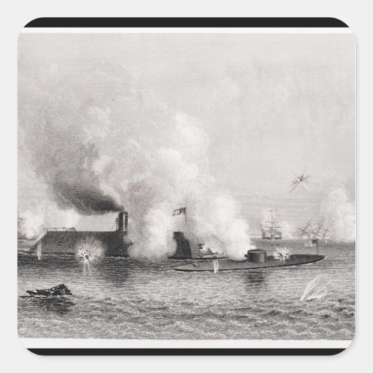 Sticker Carré Fiançailles entre Monitor' et (Devant)