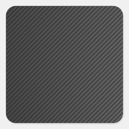 Sticker Carré Fibre de carbone (Devant)