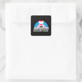 Sticker Carré Fierté de jeu d'âge (Sac)