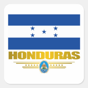 Sticker Carré "Fierté du Honduras"