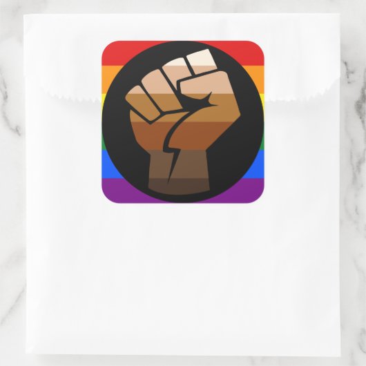 Sticker Carré Fierté du QPOC (Sac)