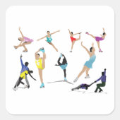 Sticker Carré Figure (Devant)