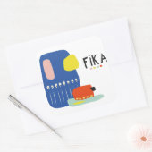 Sticker Carré Fika Déco (Enveloppe)