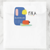 Sticker Carré Fika Déco (Sac)