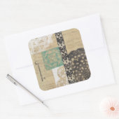 Sticker Carré Filigree & Key II (Enveloppe)