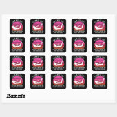 Sticker Carré fille nageuse (Feuille)