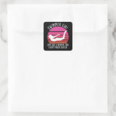 Sticker Carré fille nageuse (Sac)