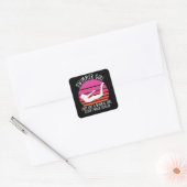Sticker Carré fille nageuse (Enveloppe)
