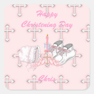 Sticker Carré Filles Briser Souhait