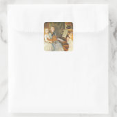 Sticker Carré Filles de Catulle Mendes par Pierre Renoir (Sac)