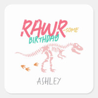 Filles mignonne rose Dinosaure Anniversaire de enf