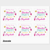 Sticker Carré Filles SLEEPOVER Stwood Anniversaire (Feuille)