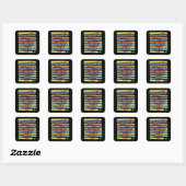 Sticker Carré Filmstrip Supergirl (Feuille)