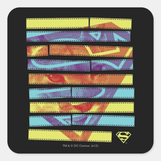 Sticker Carré Filmstrip Supergirl (Devant)