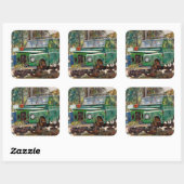 Sticker Carré Fin 2006 du voyage (Feuille)