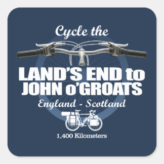 Sticker Carré Fin de la terre à John o'Groats (H2)