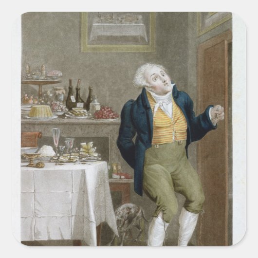 Sticker Carré Fin des Gastronomes (Devant)