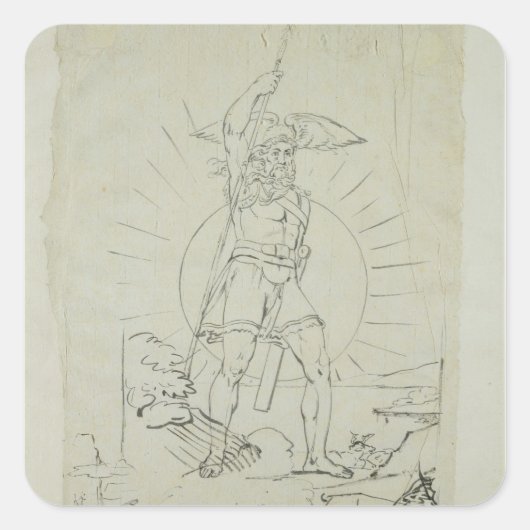 Sticker Carré Fingal, 1804-5 (Devant)